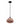Rictus Glass Pendant Light Copper Wine - Lighting Superstore
