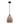 Rictus Glass Pendant Light Copper Ellipse - Lighting Superstore