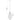 Rictus Glass Pendant Light Chrome Teardrop