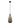 Rictus Glass Pendant Light Chrome Teardrop - Lighting Superstore