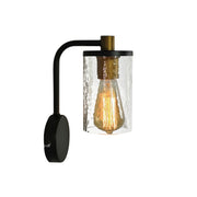 Raymont Wall Light Black and Clear