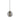 Newton 25 Single Pendant Clear and Brushed Brass Brass