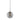 Newton 30 Single Pendant Clear and Brushed Brass Brass
