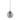 Newton SL64430 30cm clear sphere black pendant light - Lighting Superstore