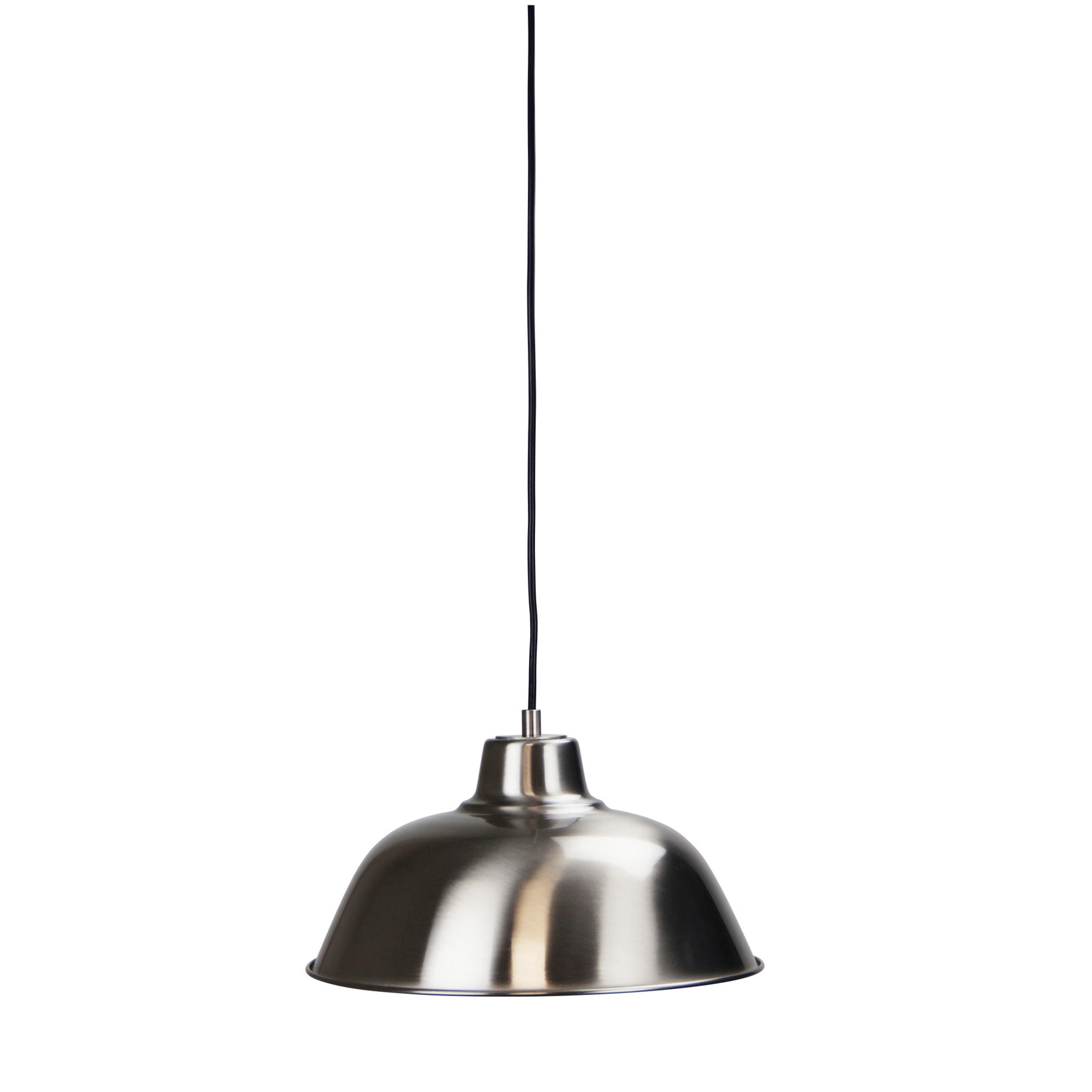 Chrome single store pendant light