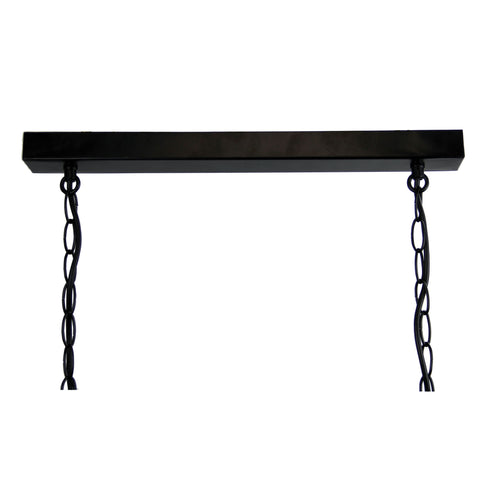 Rope Triple Pendant Suspension Black Black