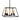 Southport 48 4 Light Pendant Black Black
