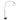 Over Arc Lamp Black with Acrylic Shade Black