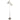 Vespa Twin Floor Lamp Brushed Chrome Brushed Chrome
