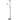 UP2 LED Floor Lamp Matt Black With Child Black