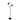 Walt Twin Floor Lamp Brushed Chrome and Black Black and Brushed Chrome
