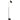Perfo Black and Brass Floor Lamp Black and Brass