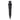 Modern Garden Bollard Light - Black - SOLAR