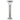 Stainless Steel Modern Garden Bollard with Sensor Squared Top - SOLAR