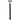 Modern Garden Bollard Light - Black - SOLAR