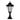 Curved Frame Pillar Light with Motion Sensor - Black - SOLAR