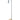 Slim Floor Lamp Blond Wood and Black - Lighting Superstore