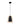 Swing6 Single Pendant Light Black Cone Shape - Lighting Superstore