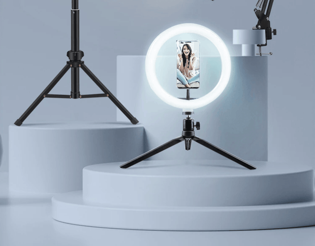 Selfie LED Ring Light Tabletop Tripod - Lighting Superstore