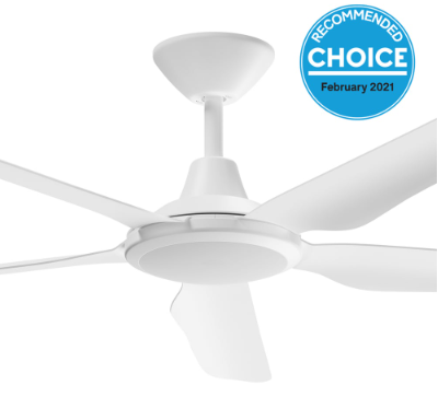 Storm DC 56 Ceiling Fan White with LED Light