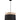 Tambura Large Round Black Cloth Shade Pendant with Wood Trim - Lighting Superstore