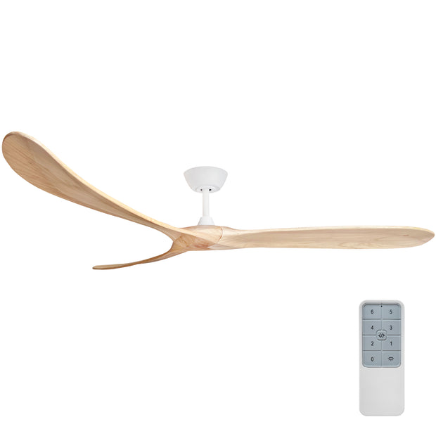 Timbr 72 DC Ceiling Fan White and Natural