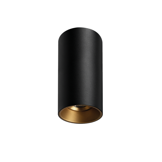 Titanium 13w LED 60° Surface-Mounted Downlight Black and Gold