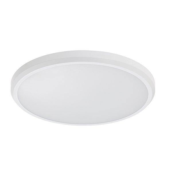 Tradetec Eclipse II, 28w 320mm Tri Colour CCT LED Oyster Light, 2100lm to 2300lm, Dimmable IP54 - Lighting Superstore