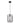 Tono Glass Oblong Pendant Light with Black Mesh Insert - Lighting Superstore