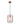 Tono Glass Oblong Pendant Light with Copper Mesh Insert - Lighting Superstore