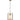 Tono Glass Oblong Pendant Light with Gold Mesh Insert - Lighting Superstore