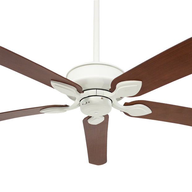Tropicana 72 Inch AC Fan White with Mahongany Blades