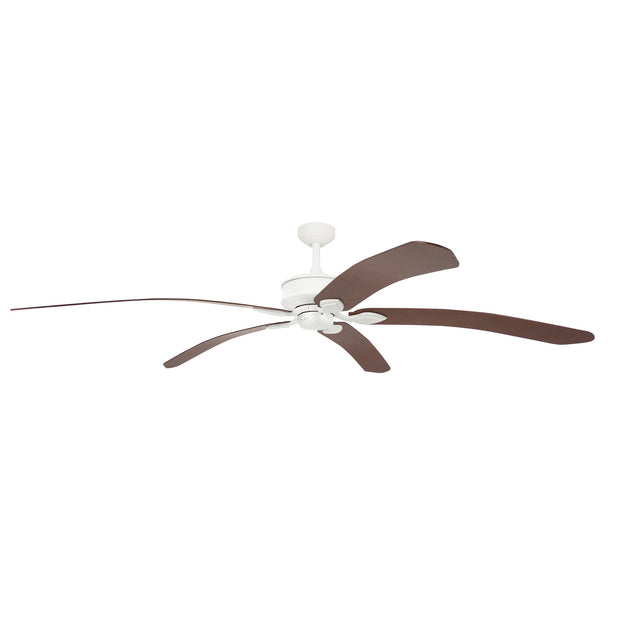 Tropicana 72 Inch AC Fan White with Mahongany Blades