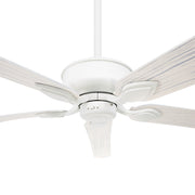 Tropicana 72 Inch White Motor with Long Curved White Washed Blades