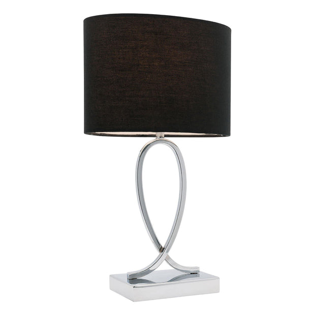 Campbell Touch Lamp Small Black - Lighting Superstore