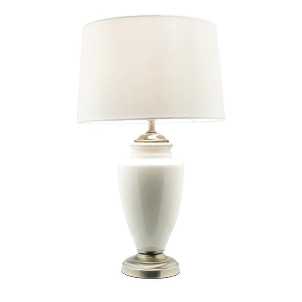 Marie Table Lamp Cream - Lighting Superstore