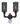 Veneto 2 Light Interior Wall Light Black Mesh - Lighting Superstore