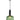 Vintaj Dome Ribbed Green Glass Pendant