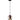 Vinum2 Pendant Copper Wine Glass With Chrome Highlight