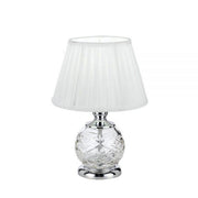 Vivian Table Lamp Chrome and Glass - Lighting Superstore