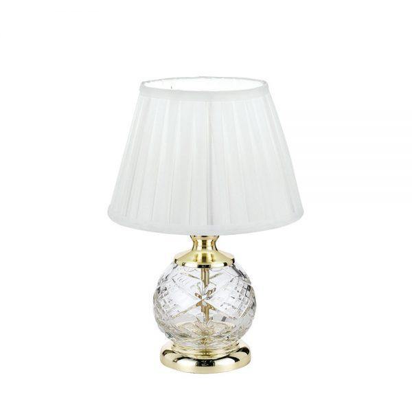 Vivian Table Lamp Gold and Glass - Lighting Superstore