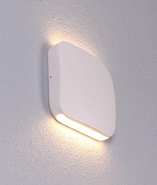 Vox 9W LED Exterior Wall Light - White - Lighting Superstore
