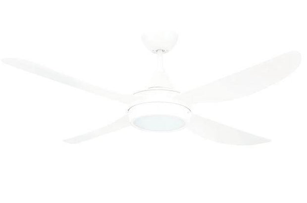 Vector II 52 Ceiling Fan Pure White with LED Light - Lighting Superstore