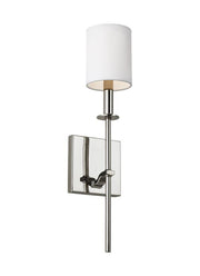 Hewitt 1 Light Wall Sconce Polished Nickle