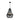 Willow Beaded Pendant Light Black - Large - Lighting Superstore
