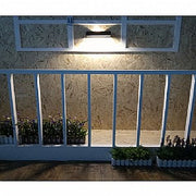 Up/Down Wall Light - Silver - SOLAR