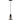 Yarra Single Glass Pendant Light Black Smoke - Lighting Superstore