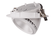 Vector 38w White Round Tri CCT Adjustable Shoplighter - Lighting Superstore