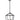 York 3 Light Pendant Black - Lighting Superstore
