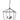 York 6 Light Pendant Black - Lighting Superstore